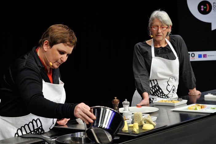 Sonia Ezgulian et Martine Camillieri