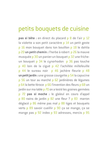 Petits bouquets de cuisine