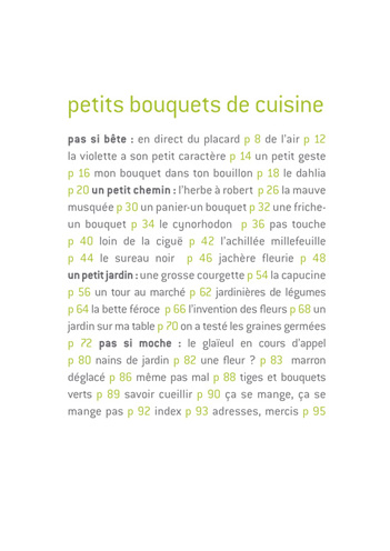 Petits bouquets de cuisine